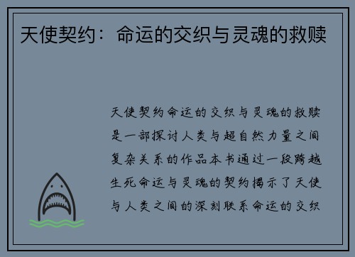 天使契约：命运的交织与灵魂的救赎